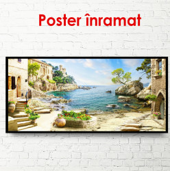 Poster, Peisaj de vară cu vedere la mare