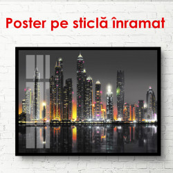 Poster, Priveliștea de noapte a Dubaiului