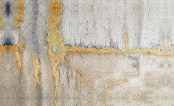 Poster, Textură antică delicată în gri și auriu