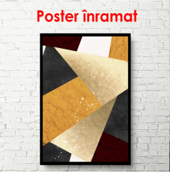 Poster, Triunghiuri abstracte strălucitoare