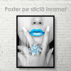 Poster, Buze albastre