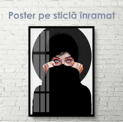 Poster, Fată în negru