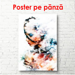 Poster, Fata în nori