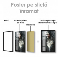 Poster, Imagine abstractă a unei fete