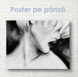 Poster, Imagine grafică a unei fete