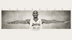 Poster, Kobe Bryant alb-negru