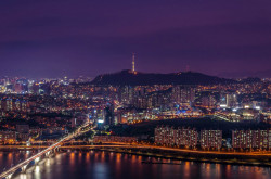 Poster, Luminile de noapte din Seul