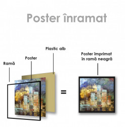 Poster, Oraș abstract