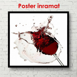 Poster, Paharul cu vin roșu