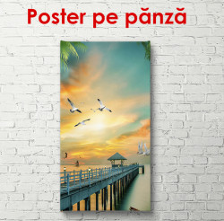 Poster, Ponton scăldat de lumina soarelui