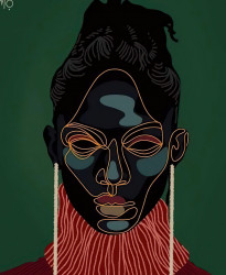 Poster, Portret afro