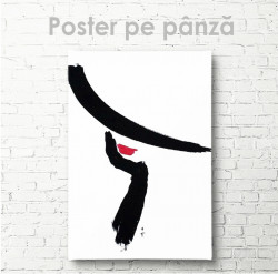 Poster, Portret de femeie minimalist