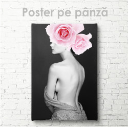 Poster, Trandafir roz