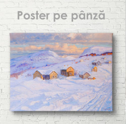Постер, Iarna în sat