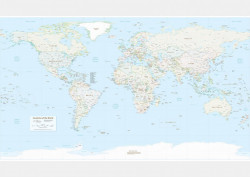 Fototapet, Harta lumii detaliată