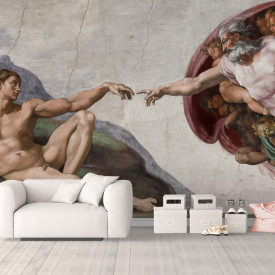 Fototapet, Michelangelo și Capela Sixtină