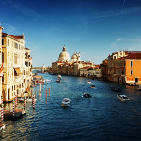 Fototapet, Veneția la apusul soarelui
