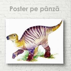 Poster, Dinozaur în acuarelă