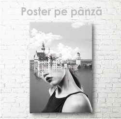 Poster, Fată și castel