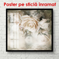 Poster, Flori bej delicate