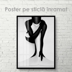 Poster, Minimalism alb-negru-modern