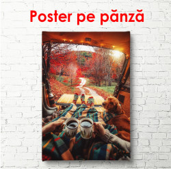 Poster, O zi de toamnă în pădure