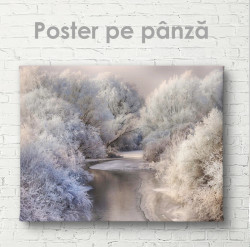 Poster, Pădure de iarnă