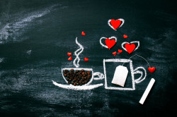 Poster, Pauza de ceai și cafea