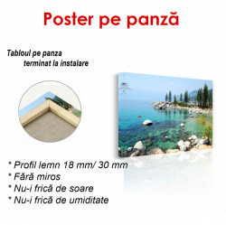 Poster, Peisajul frumos lângă lacul