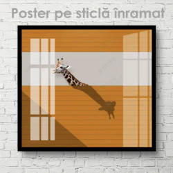 Poster, Poster cu girafă minimalist