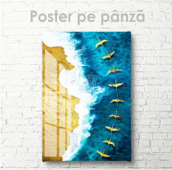 Poster, Stol de păsări aurii peste mare