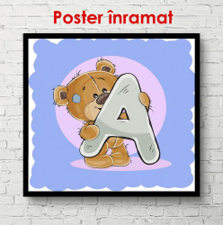 Poster, Ursulețul cu litera A