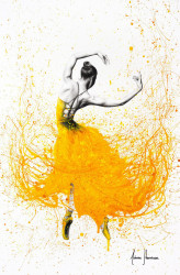 Tablou, Fată în fustă galbenă
