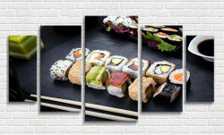 Tablou modular, Set sushi