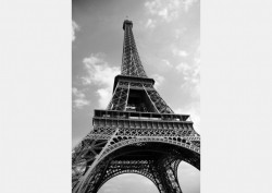 Fototapet, Parisul alb-negru