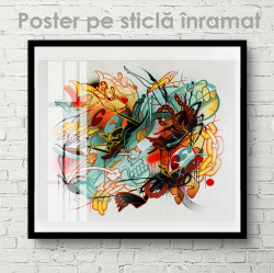 Poster, Abstracție multicoloră