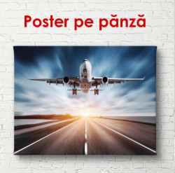 Poster, Avionul pe pista