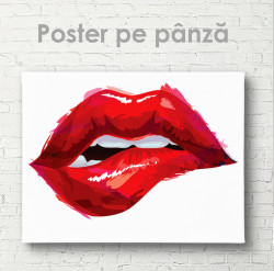 Poster, Buzele rosii