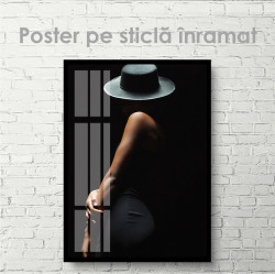 Poster, Doamna misterioasă în negru