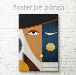 Poster, Față abstractă