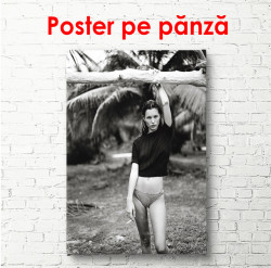 Poster, Fată în tropice