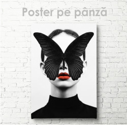 Poster, Fată și fluture