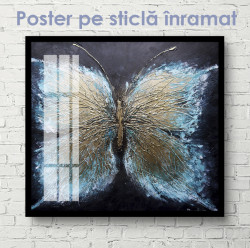 Poster, Fluture albastru