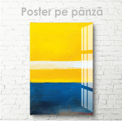 Poster, Pictura minimalistă în vopsele
