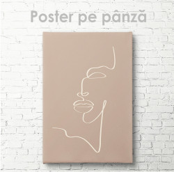 Poster, Portret minimalistic