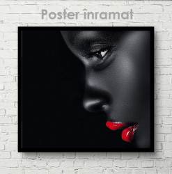 Poster, Profilul unei domnișoare negre 3