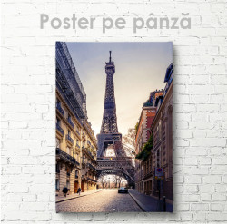 Poster, Turnul Eiffel - vedere laterală