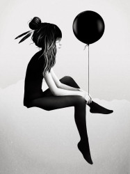 Tablou, Fată cu un balon