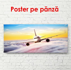 Poster, Avionul în nori