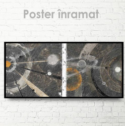 Poster, Cosmos în stil abstract